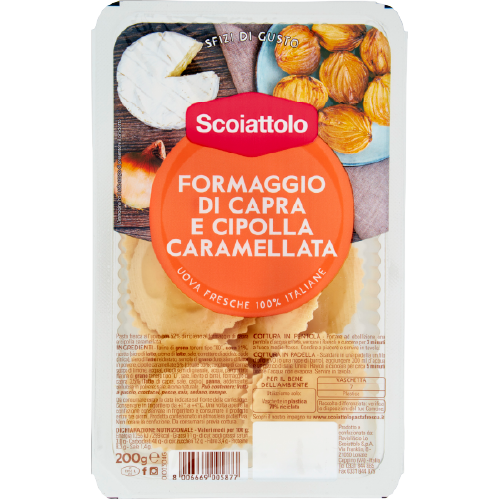 RAVIOLI FROMAGE CHÈVRE & OIGNONS